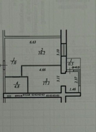 Продам квартиру у ЖК Дніпровська Брама -2,  46 м2, податки 2% - фото 1