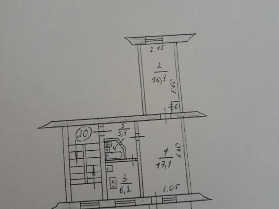 Продам 2-х кімнатну квартиру в м.Вільногірськ
П'ятий пов Вольногорск