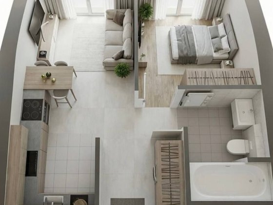 2-кімнатна квартира з двориком Білогородка 1 поверх $20214 Белогородка