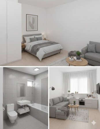 1-кімнатна квартира 2 поверх Білогородка під Києвом $17817 - фото 1