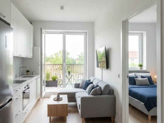 1-кімнатна квартира з двориком Білогородка 1 поверх $20607 Белогородка