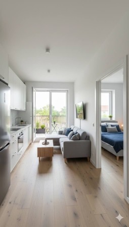 1-кімнатна квартира з двориком Білогородка 1 поверх $20607 - фото 1