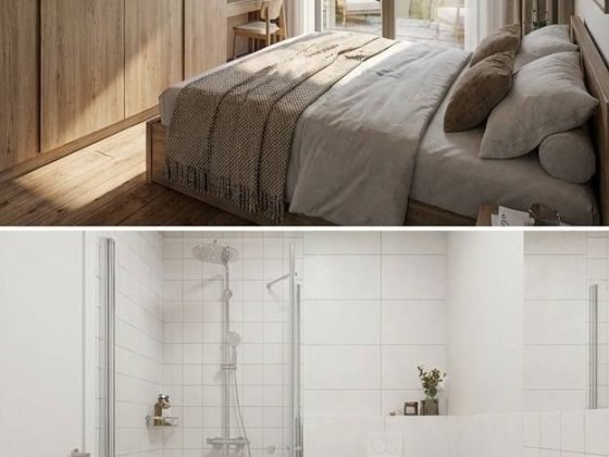 1-кімнатна квартира з двориком Білогородка 1 поверх $11907 Белогородка