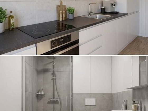 1-кімнатна квартира з двориком Білогородка 1 поверх $11907 Белогородка