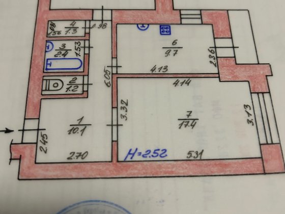 Продаж 2кімнатна квартира в центрі с. Гореничі (Київська обл) Гореничі