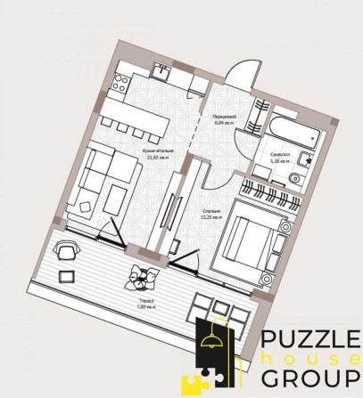 Продаж видової 1к квартири ЖК Park Lake City (2.2 Vita) - фото 1