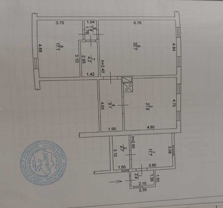 Продається квартира в одноповерховому будинку поруч з річкою - фото 1