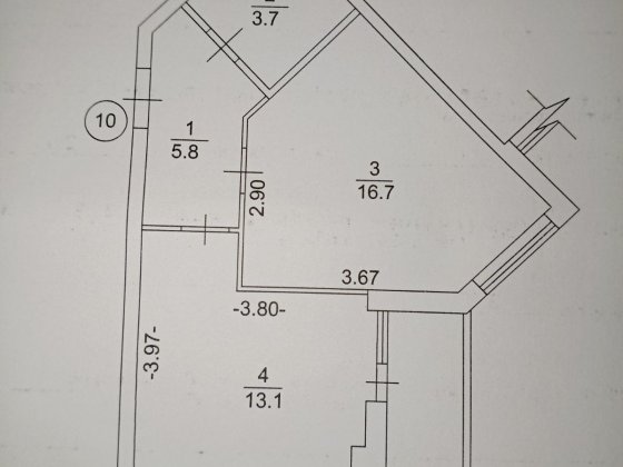 Продається 1К квартира в місті Ірпінь Клавдиево-Тарасово
