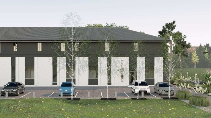 Продаж квартири 26,6 м2 h=4,4м перший поверх в новому клубному будинку - фото 1