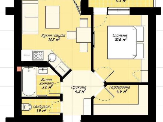 Продам 1-комн. квартиру в Новом комплексе у МОРЯ!  Ривьера/Фонтанка Фонтанка