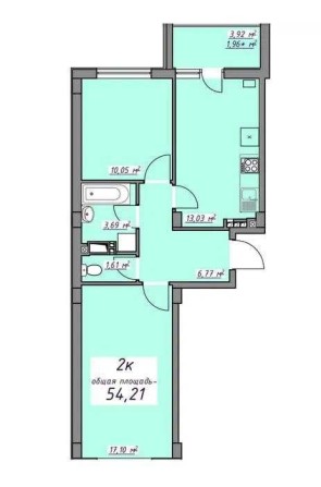 Продам нову 2-кімнатну квартиру в ЖК «7 НЕБО» - фото 1