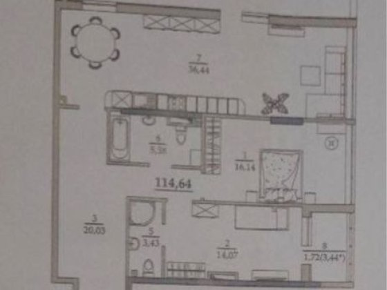 БЕЗ КОМИССИИ продам квартиру с терассой 115м2  Жк Таироские сады Лиманка