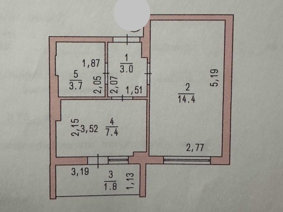 В продаже 1-комнатная квартира в ЖК «7 Небо» с мебелью Авангард