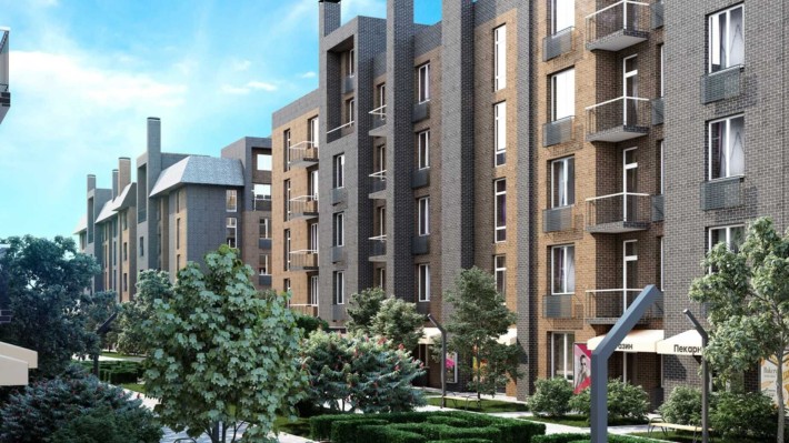 Смарт—Студия ЖК Кекс Авангард Малоэтажный Дом Лифт Кирпич Сдача 2026г - фото 1