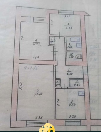 3 кімн квартира, р-н Фрегат - фото 1