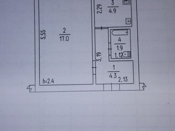 Продам однокімнатну квартиру Корсунь-Шевченківський