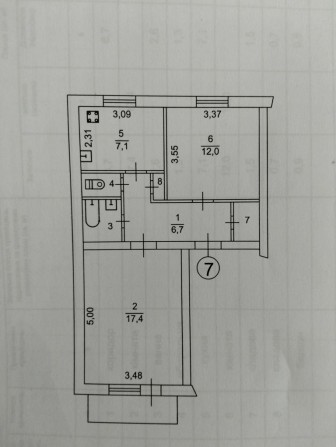 Продажа 2х комн. 4 эт. 5-тиэтажки - фото 1