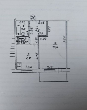 Продаж 1-но кімнатної квартири по найнижчій ціні ! - фото 1