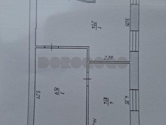 Продаж  2-кім. кв-ри 51.6 м2  по вул. Святошинська, м.Вишневе Вишневое