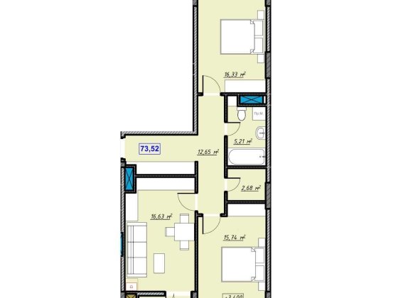 Продаю велику 2-кімнатну квартиру за дуже вигідною ціною Ивано-Франковск