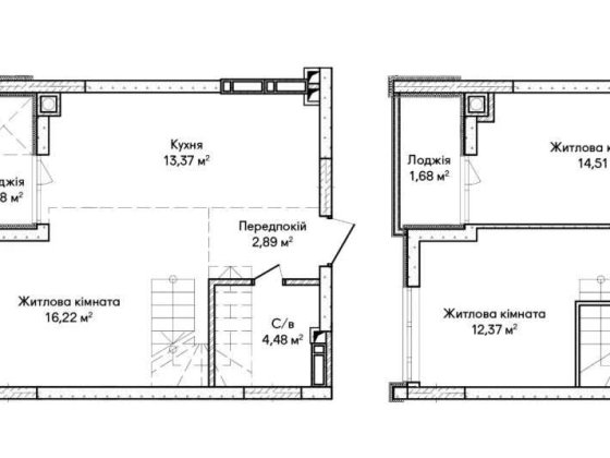 Продам дворівневу 3-кімнатну квартиру. Тепла оселя з газом Ірпінь