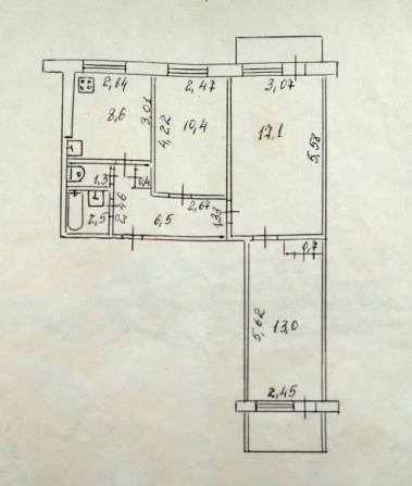 Продаж 3-х кімнатної квартири. Мікрорайон Ювілейний. - фото 1