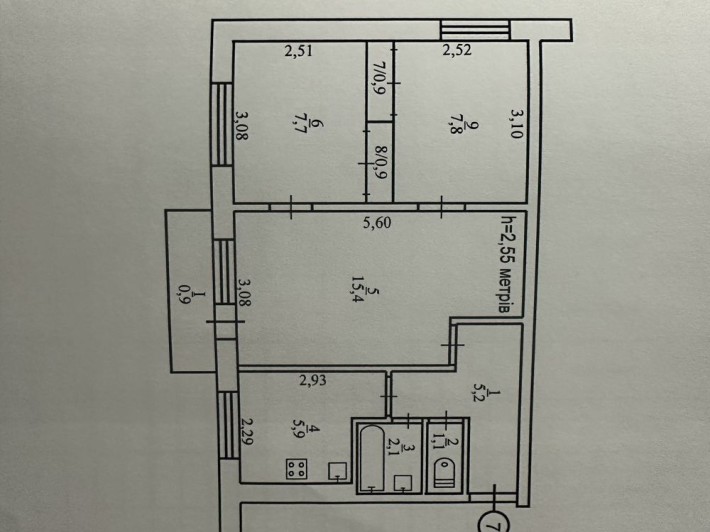 Продам 3-х кімн. на Ювілейному(банк Аваль) - фото 1