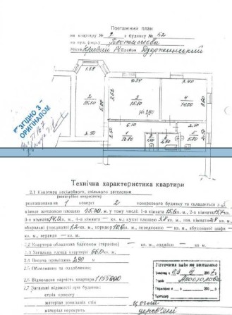 Продається квартира Кривий Ріг вул Вадима Гурова, буд. 62 - фото 1