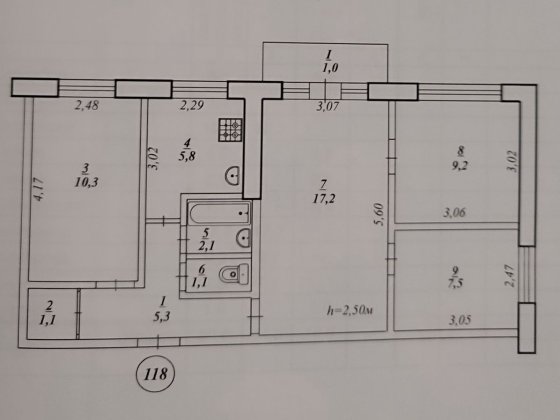 Продається 4-х квартира 17 квартал  С. Колачевського