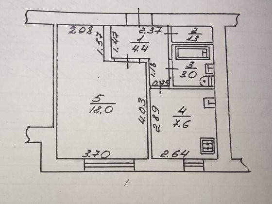 Продам 1- но кімн. квартиру в Луцьку в дуже зручній локації. Луцк