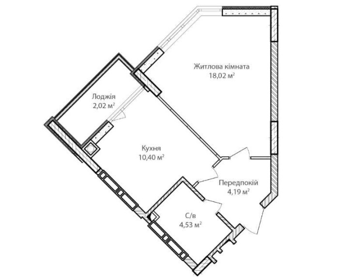 Готовий будинок. Однокімнатна квартира в сучасному комплексі - фото 1