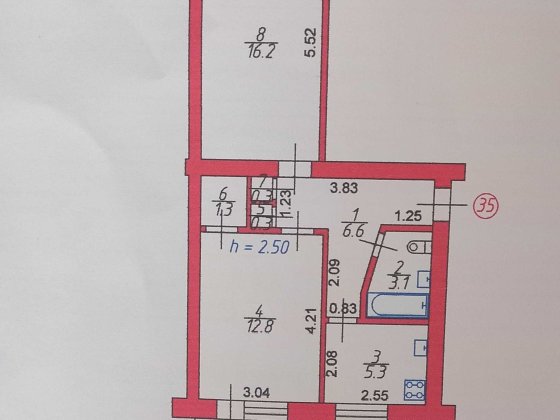 Продається 2-кімнатна квартира по пр. Відродження Луцк
