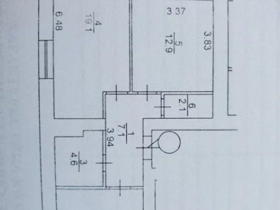 Двокімнатна квартира без ремонту в зданому будинк Ирпень