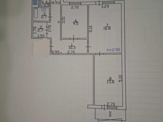 3и кімн. квартира на Раківці Кременчуг