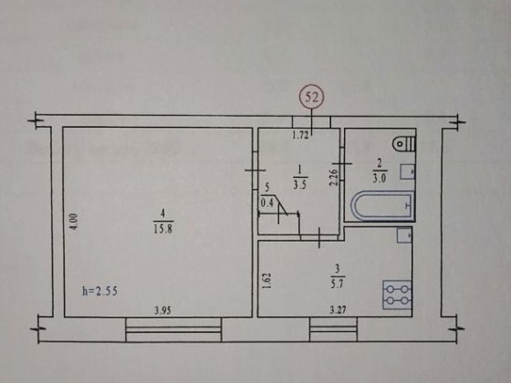 Продам 1-кімнатну квартиру Полтава
