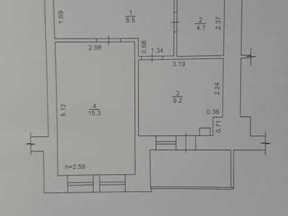 1-кімнатна квартира 41 м² у новобудові. ДЕРЖПРОГРАМИ!22389 Полтава