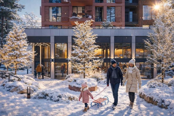 Компактна 2-к, квартира 49м2/6 поверх Будинок з підземним паркінгом! - фото 1