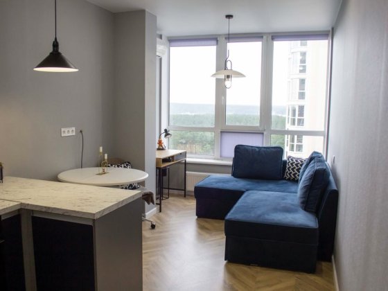 Євро 2-к з гарним ремонтом! Велика площа! Видова! 15 хв до Києва! Ірпінь