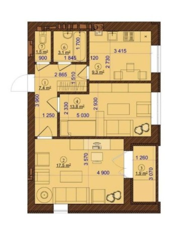 Терміновий продаж двокімнатної квартири! - фото 1