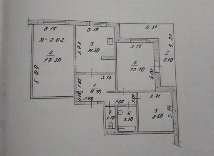 Продам 3-х комнатную квартиру на Гданцевке - фото 1