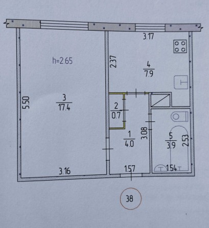 Продам 1к квартиру 1/9, Сонячний - фото 1