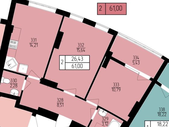 Двокімнатна квартира з розтермінуванням Ровно