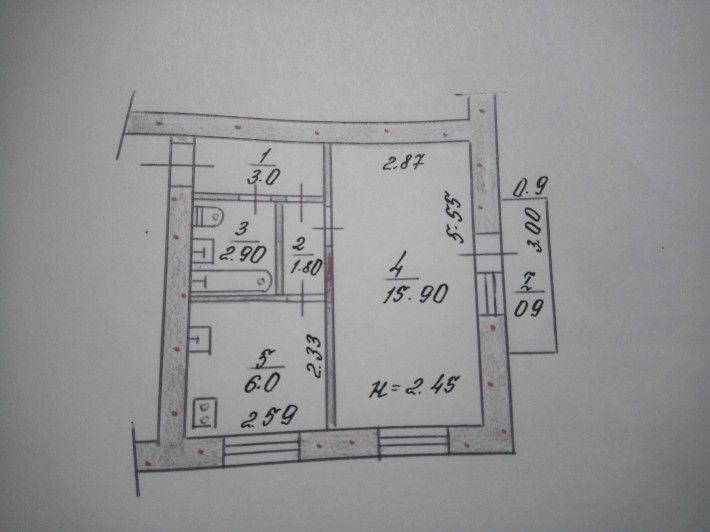 продам однокомнатную квартиру Кривий Ріг - фото 1