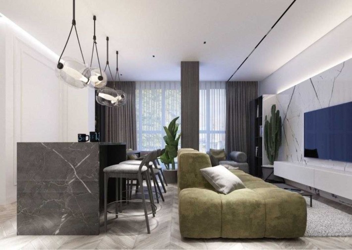 Велика 3-кімн. 127 м2 з ремонтом по вул. Клима Савури 15, Центр - фото 1