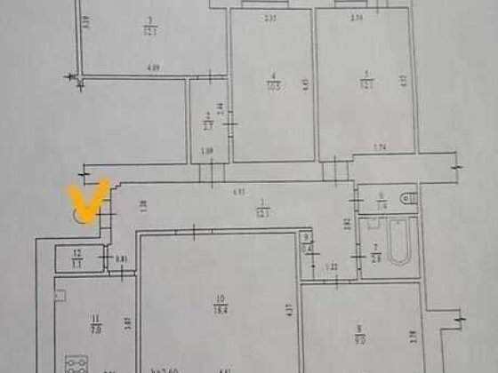 Продаж 3 кім квартири 95 м2 Розділ. кімнати мікр-н Алмазний №666 Полтава