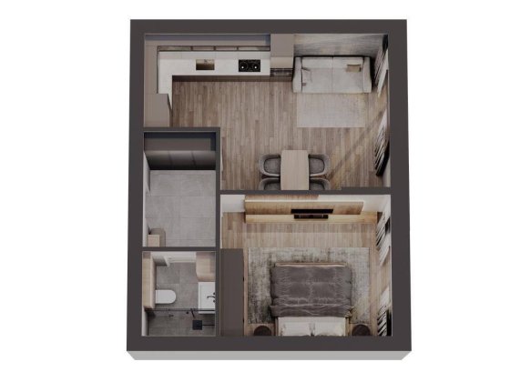 Квартира 48м2, кухня-студія, 3 поверх Чернівці