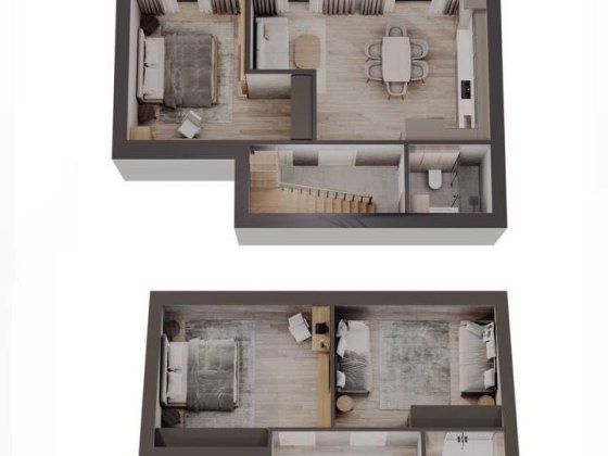 Продам 3 к.кв. з мансардою  650$ за м2 Чернівці