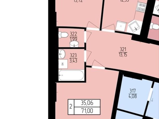 Продаж двокімнатної квартири в новобудові Ровно