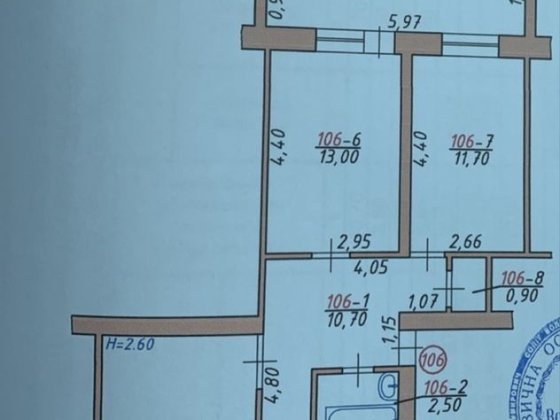 Продається 3-х кімнатна чешка по вул. Скальда (Комарова) Чернівці