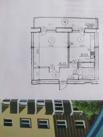 Продам чудову квартиру правільної форми.З великою лоджію. - фото 1